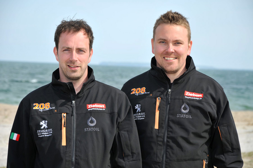 Sorøkørerne Kim Madsen og Kasper Sørensen er på hjemmebane, når DM i rally finder sted i weekenden.
(Foto: Michael Eisenberg)